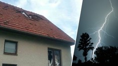 Dům zasáhl kulový blesk. Vletěl tam komínem, vylétl, když otevřeli dveře