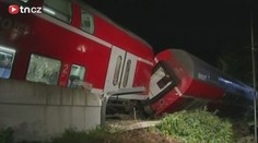 VIDEO: Při srážce vlaků v Německu se zranilo 16 lidí