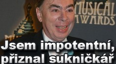 Jsem impotentní, přiznal sukničkář Andrew Lloyd Webber