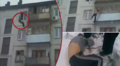Děsivé video: Muž spadl z 5. patra na beton!