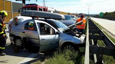 Na D1 u Brna se srazila tři auta, doprava u města kolabovala!