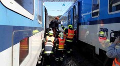 Na Šumpersku začala náhle hořet lokomotiva, vlak byl plný cestujících!