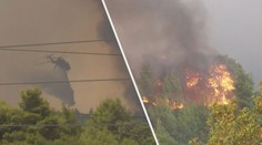 V Řecku řádí mohutný lesní požár! Lidé museli opustit své domovy