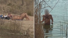 Policie rozháněla partu nudistů! Kromě oblečení neměli ani roušky