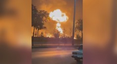 V Taškentu explodoval sklad, obyvatele vyděsila obří ohnivá koule