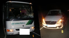 Tragédie u Plzně! Auto srazilo cyklistu a odhodilo ho na autobus
