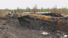 Bitva u Dmytrivky: Za ustupujícími Rusy zůstalo přes deset zničených obrněnců