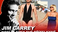 Jim Carrey nosí plavky své přítelkyně