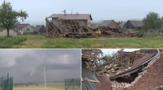 VIDEO: Tornádo nad Náchodem! Trhalo střechy, bouralo domy