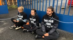 Demonstrace za práva zvířat v Mirovicích