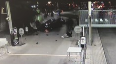 Strašlivá nehoda v Mladé Boleslavi! Náraz auta do lidí zachytila kamera