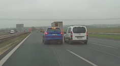 Šílené vytlačování na D1. Policie řeší další případ agresivního řidiče! VIDEO