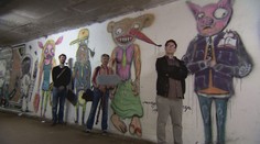 VÍKEND: Pouliční grafity vyměnil za malířské plátno