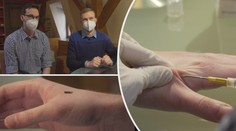 Před kamerou si pod kůži zavedl další čip. Na něj si už může nahrávat i data
