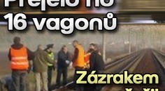 Přejelo ho 16 vagonů. Zázrakem přežil