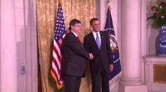 ON-LINE: Obama je v Hiltonu. Je pozorný, chválil ho Fischer