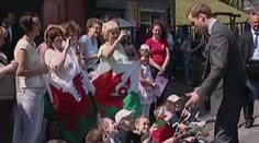 Princ William navštívil jižní Wales