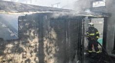 Plameny zničily hotelovou saunu na Písecku, škoda je milion