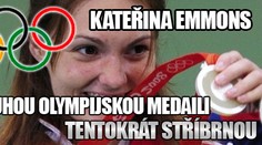 STŘÍBRO! Kateřina Emmons má druhou medaili