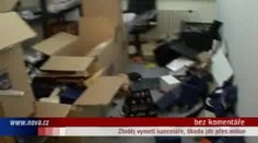 VIDEO: Zloděj vymetl kanceláře, škoda jde přes milion