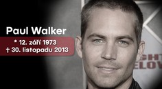 Smutné výročí: Před rokem zemřel herec Paul Walker!