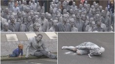 Hrozivý protest: Zombie čekají na nejmocnější politiky světa