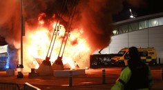Požár v Manchesteru. Na stadionu City před Ligou mistrů hořelo