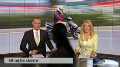 VIDEO: V Televizních novinách se objevila záhadná postava