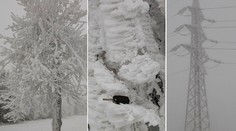 Fotky z Třebíčska vyrážejí dech: Námraza má i 15 cm, láme stromy!