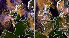 Cyklóna zasáhla Evropu. Za tři hodiny naprší to, co jindy za měsíc