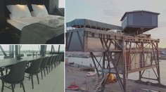 Z přístavního jeřábu udělali luxusní bydlení! Má lázeň i saunu