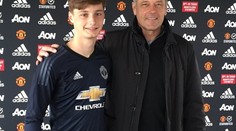 Šestnáctiletý brankář Ondra je bez sebe! Míří do Manchesteru United
