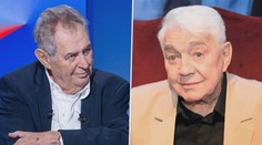 Miloš Zeman se vložil do pohřbu Jiřího Krampola. Je znechucený tahanicemi