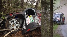 Takhle Landa vylétl ve 180 km/h ze silnice. "Moje chyba," uznal