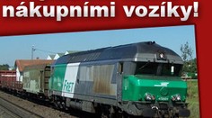 Přepadli vlak pomocí nákupních vozíků!