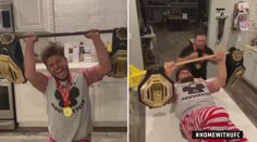 UFC šampion Henry Cejudo doma posiluje s náčiním za milióny korun