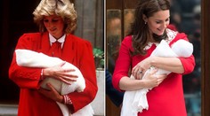 Kate dojala Brity. Třetí dítě představila v šatech jako Diana