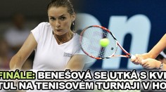 ČESKÉ FINÁLE: Benešová se utká s Kvitovou o titul na turnaji v Hobartu