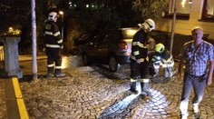 Italský řidič uvízl na Nuselských schodech, prý jel podle navigace