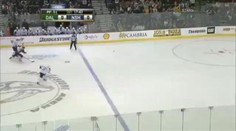 VIDEO z NHL: Neskutečný zákrok obránce, který zastoupil gólmana