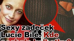 Sexy zadeček Lucie Bílé. Kde nechala kalhotky?