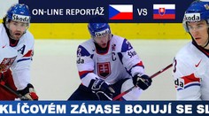 ON-LINE reportáž: Češi válcují Slováky. Po 2. třetině vedou 8:0