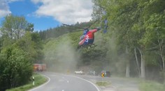 VIDEO: Zachraňovali životy a sami se s vrtulníkem málem zřítili