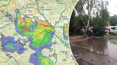 Českem se prohnaly bouřky! Voda vyplavila sklepy, padaly kroupy