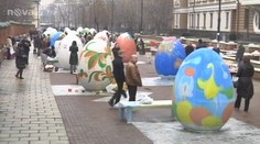 Pravoslavné Velikonoce: Obří kraslice a pyrotechnika! VIDEO