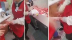 Lidé se děsí nákazy, v masně v Prachaticích takhle zacházeli s masem