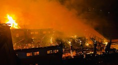 V jihočeských Slavonicích hořela hala. Požár způsobil 15milionovou škodu