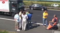 Podívejte se, co nehoda udělala na D1. Problémy trvají