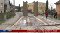 VIDEO: Silniční válec usmrtil chodce