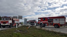 Hromadná nehoda pěti aut na Mladoboleslavsku. Zranili se dva lidé